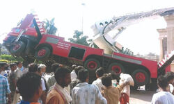 Three civic employees die in Gwalior after breaking down of hydraulic fire tender