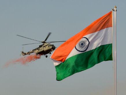 75th I-Day: In a first, IAF choppers shower flower petals after tricolour unfurled at Red Fort 75th I-Day: In a first, IAF choppers shower flower petals after tricolour unfurled at Red Fort