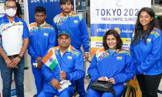 First batch of Indian athletes leaves for Tokyo Paralympics amid warm send-off