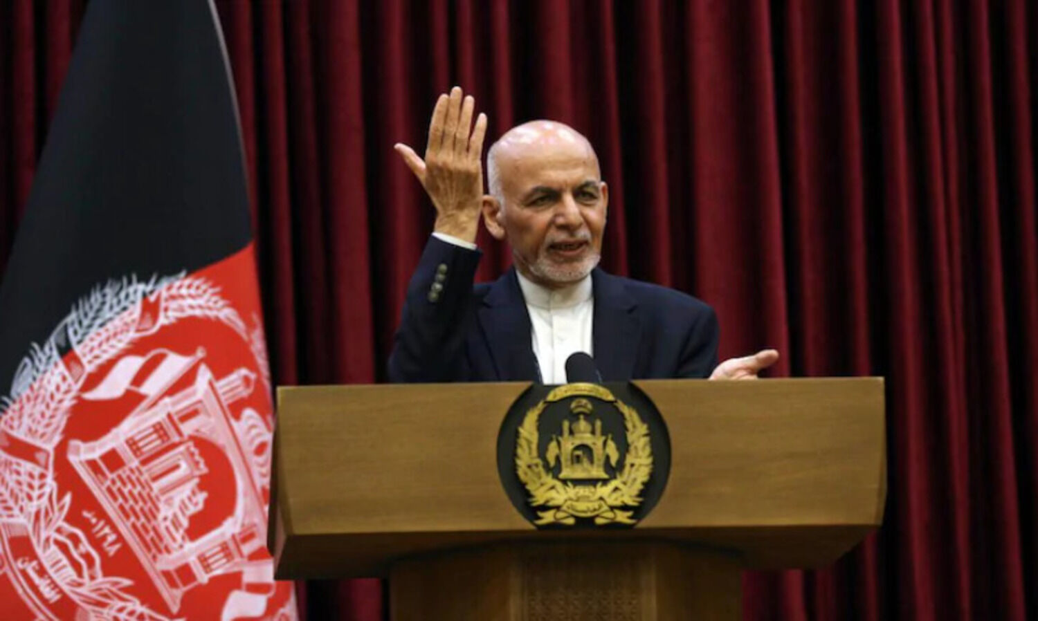 Afghan President Ashraf Ghani releases video, 1st since fleeing Kabul