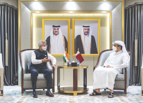 EAM holds talks with Qatari FM in Doha on Afghan developments EAM holds talks with Qatari FM in Doha on Afghan developments