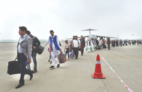 Everything is finished, future uncertain: Evacuees from Afghan Everything is finished, future uncertain: Evacuees from Afghan