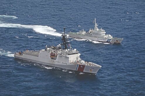 China protests US Navy, Coast Guard ships in Taiwan Strait China protests US Navy, Coast Guard ships in Taiwan Strait