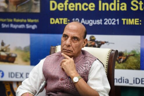 Changes in Afghanistan a challenge for India: Rajnath Singh Changes in Afghanistan a challenge for India: Rajnath Singh
