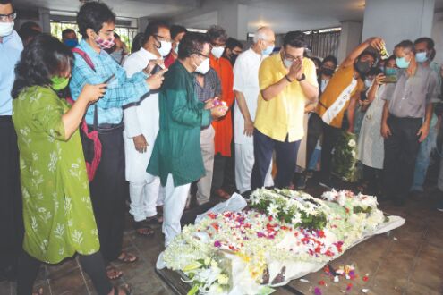 Buddhadeb Guha no more; CM says his death will leave a void Buddhadeb Guha no more; CM says his death will leave a void