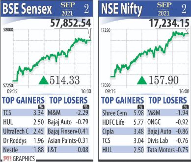 Bulls propel markets to new peaks; IT, FMCG stocks shine Bulls propel markets to new peaks; IT, FMCG stocks shine