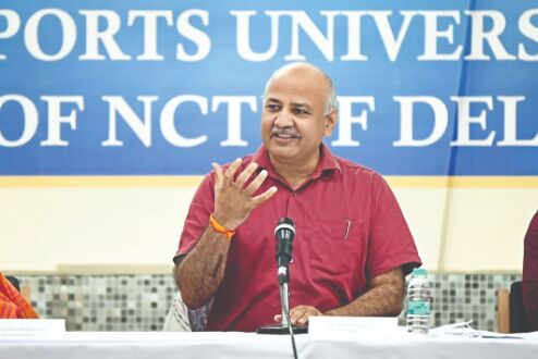 Sisodia: Govts vision is to hold Olympic Games before 100th year of Independence Sisodia: Govts vision is to hold Olympic Games before 100th year of Independence