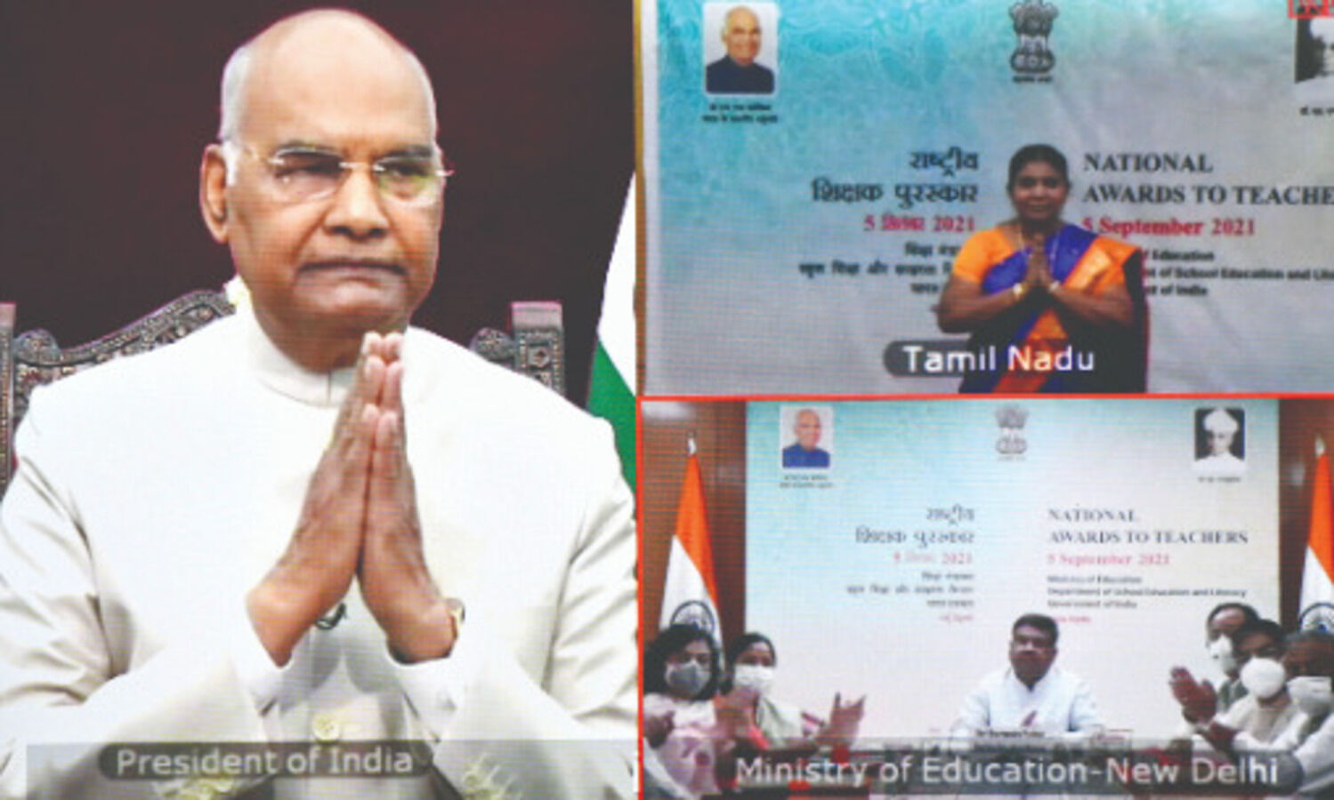 Prez confers National Teachers Award on 44 teachers from across the country