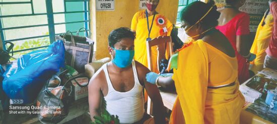 Inoculation of residents of Sagar Islands starts Inoculation of residents of Sagar Islands starts
