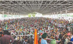 Talks fail, gherao of mini-secretariat to continue till demands are met: Union leaders