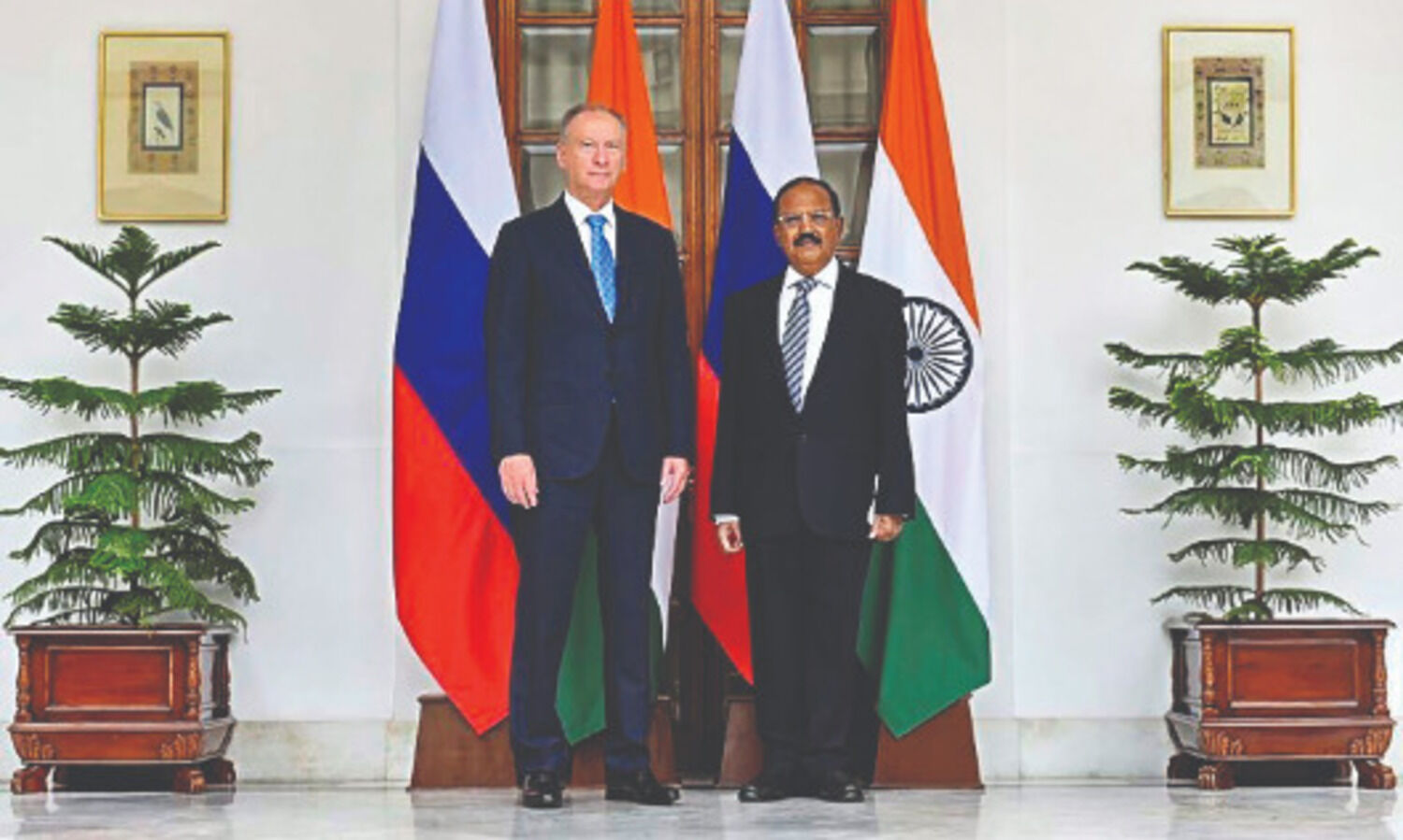 Afghan crisis: NSA, Russian security official hold talks