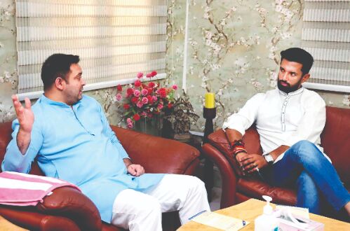 Bihars political temperature rises as Chirag meets Tejashwi Bihars political temperature rises as Chirag meets Tejashwi