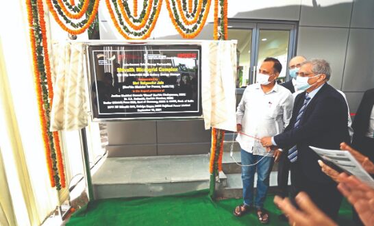 Jain inaugurates citys 1st urban microgrid system