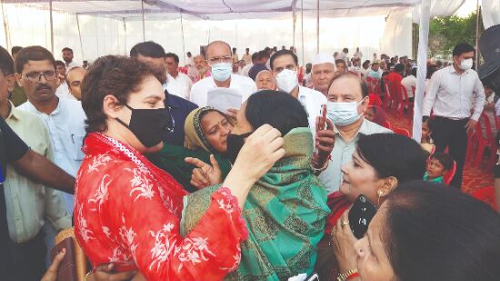 Priyanka tours Rae Bareli constituency Priyanka tours Rae Bareli constituency
