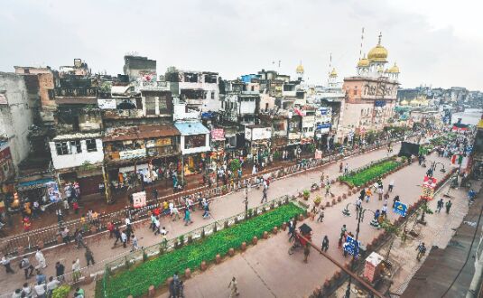 Chandni Chowk will be a nightlife hub Chandni Chowk will be a nightlife hub
