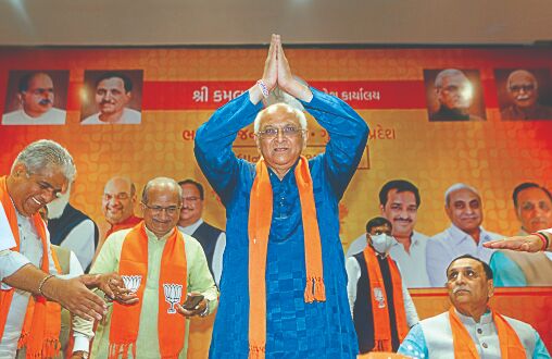 1st-term MLA Bhupendra Patel elected as new CM of Gujarat 1st-term MLA Bhupendra Patel elected as new CM of Gujarat