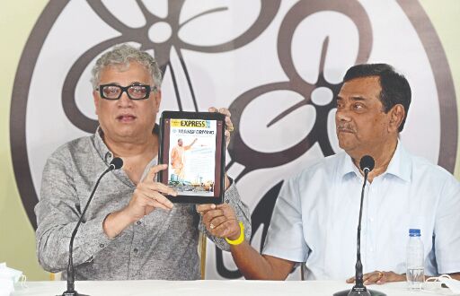 Kolkata flyover photo appears in UP govts development ad; Abhishek says double engine failed miserably Kolkata flyover photo appears in UP govts development ad; Abhishek says double engine failed miserably
