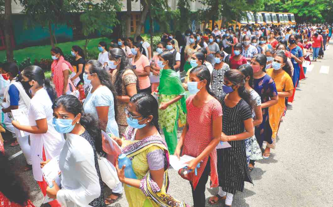 Med entrance exam NEET: Over 95% candidates appear