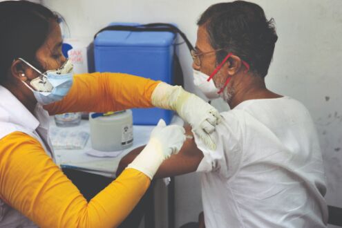 KMC to administer both Covaxin & Covishield jabs from today KMC to administer both Covaxin & Covishield jabs from today