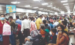 Queues back at AIIMS OPDs, many lining up from as early as 4 am for appointments Queues back at AIIMS OPDs, many lining up from as early as 4 am for appointments