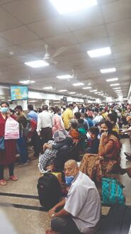 Queues back at AIIMS OPDs, many lining up from as early as 4 am for appointments