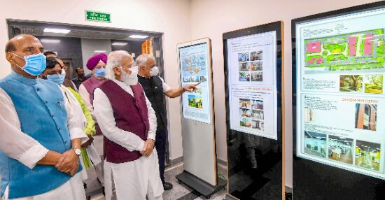 PM inaugurates new defence office complexes, slams critics of Central Vista project