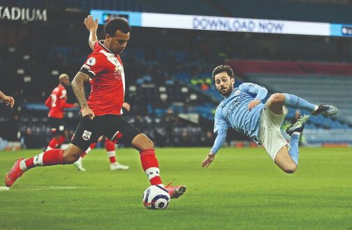 EPL: Man City, Southampton match ends in goalless draw EPL: Man City, Southampton match ends in goalless draw