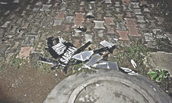 5 Hindu Sena men held for vandalising MP Owaisis home 5 Hindu Sena men held for vandalising MP Owaisis home