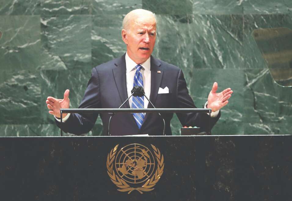 Biden declares world at inflection point amid crises