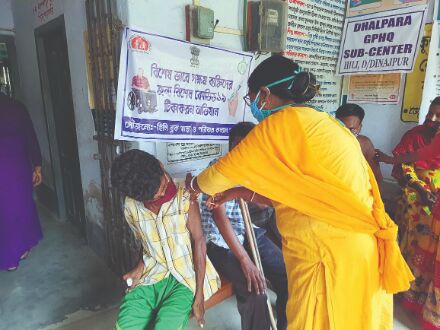 More than 200 special persons get jabs in Hili More than 200 special persons get jabs in Hili