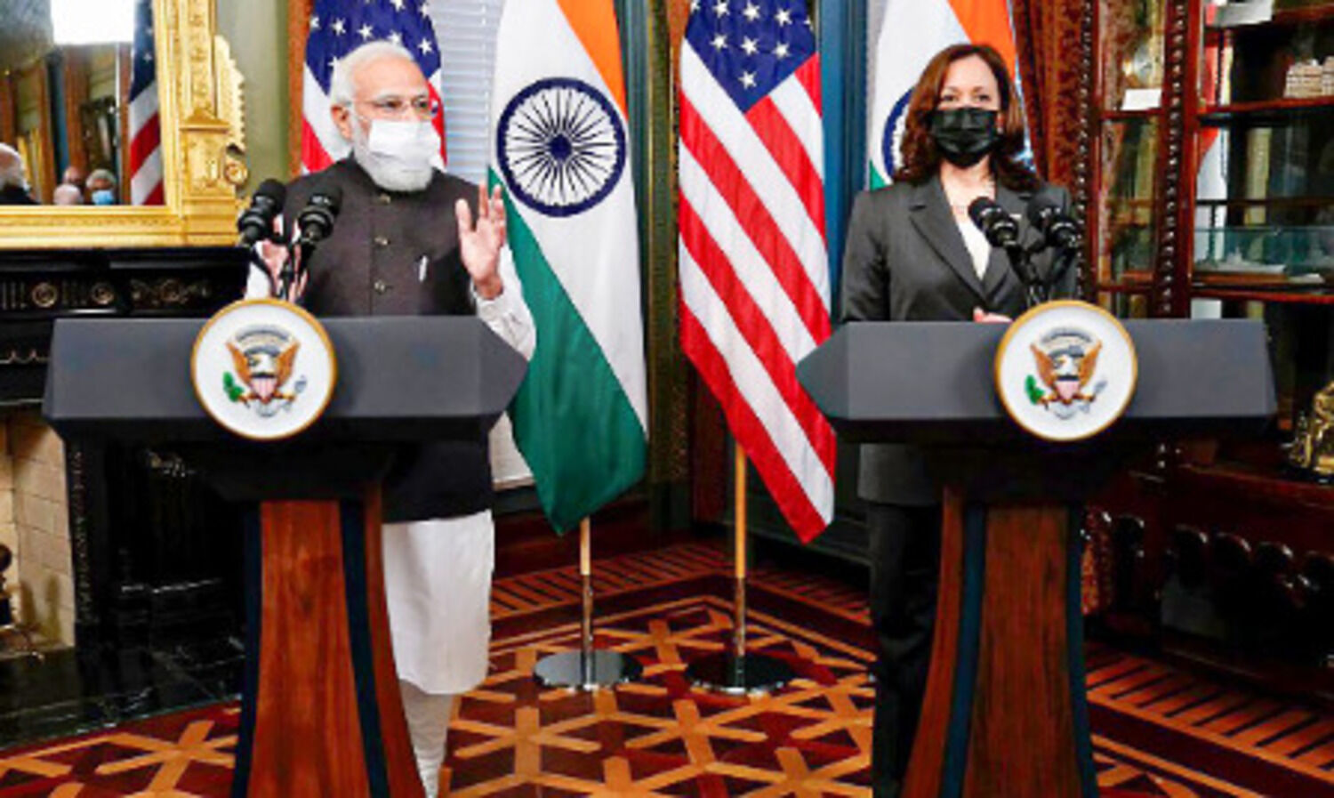 PM Modi meets US Vice President Kamala Harris; discusses bilateral ties, Indo-Pacific