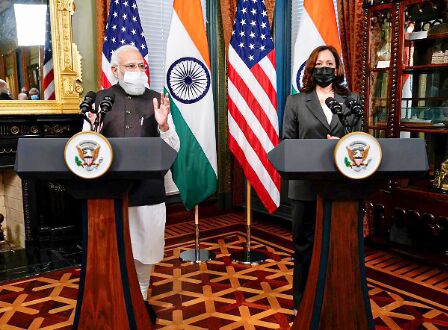 PM Modi meets US Vice President Kamala Harris; discusses bilateral ties, Indo-Pacific