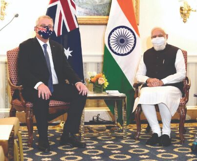 Modi, Morrison agree on low emissions tech partnership Modi, Morrison agree on low emissions tech partnership