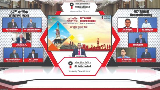Oil India holds its 62nd Annual General Meeting