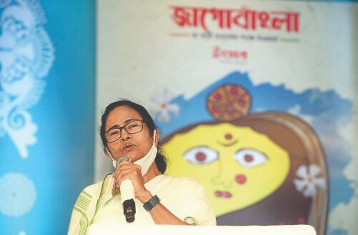 In a first, Mamata sings song; releases Puja album Janani In a first, Mamata sings song; releases Puja album Janani