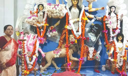 South Dinajpur: Gun firing part of Puja custom