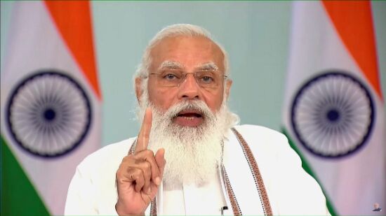 Modi inaugurates 35 PSA oxygen plants established under PM CARES fund Modi inaugurates 35 PSA oxygen plants established under PM CARES fund
