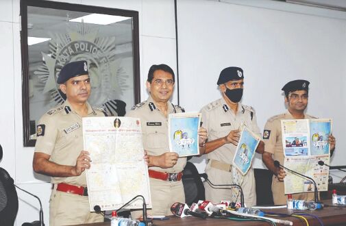 Elaborate arrangements in place for smooth traffic flow Elaborate arrangements in place for smooth traffic flow