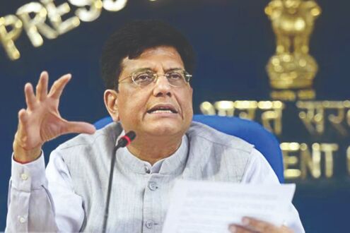 Aim for $450-500 bn exports next year: Goyal to exporters