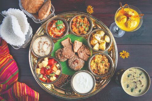 Navratra Thali at Blooms Navratra Thali at Blooms