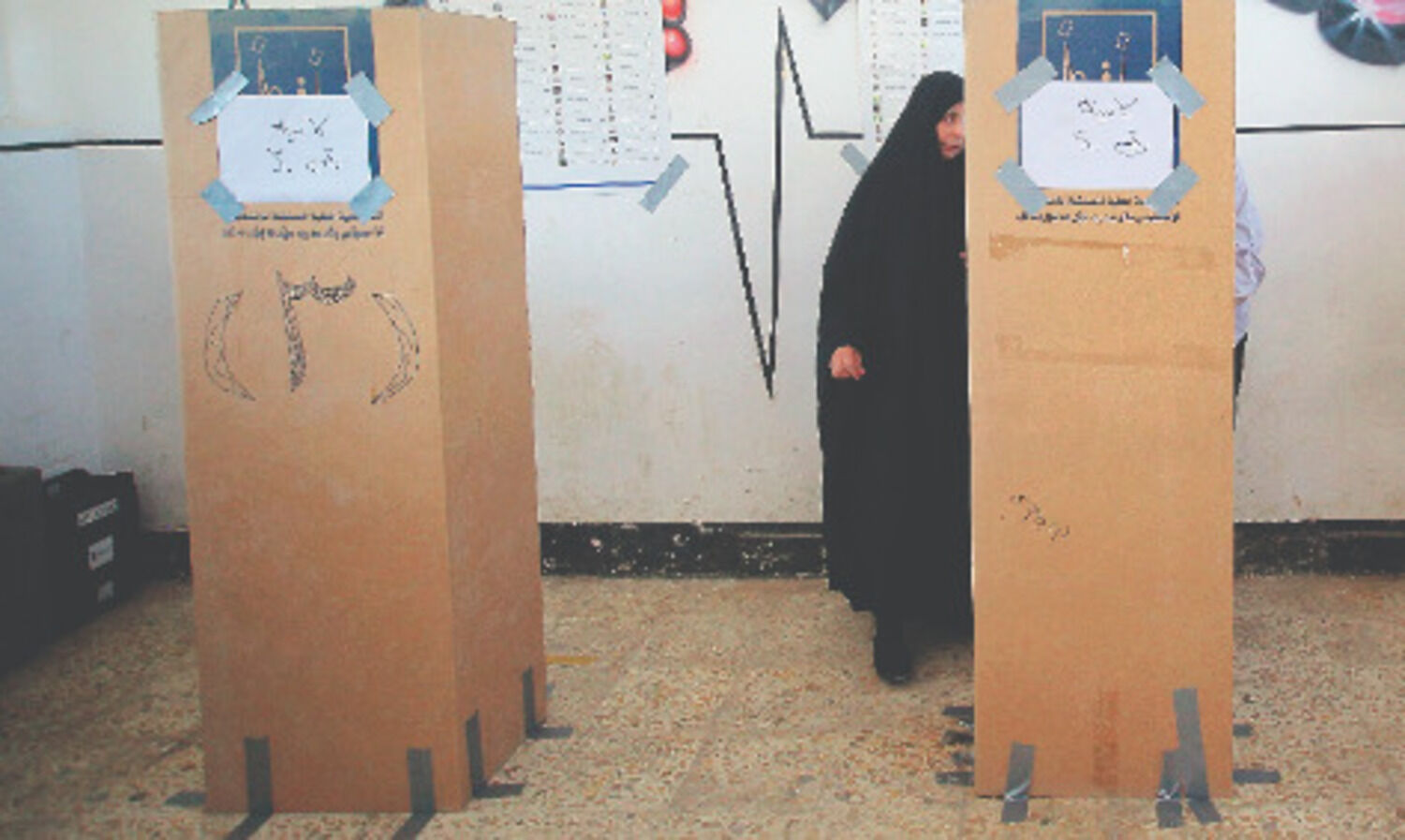 Early results show record low turnout in Iraq election