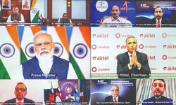 PM Narendra Modi launches Indian Space Association PM Narendra Modi launches Indian Space Association