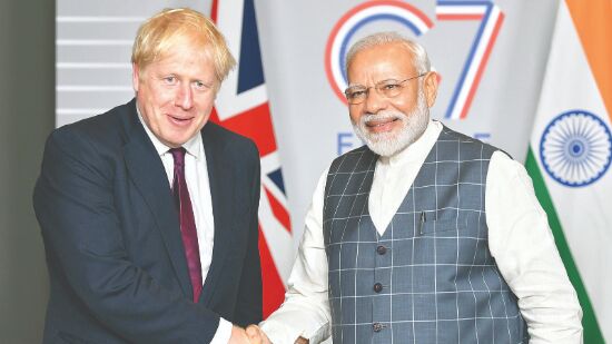 Modi, Johnson hold talk on Af, vaccine issue, climate conference Modi, Johnson hold talk on Af, vaccine issue, climate conference