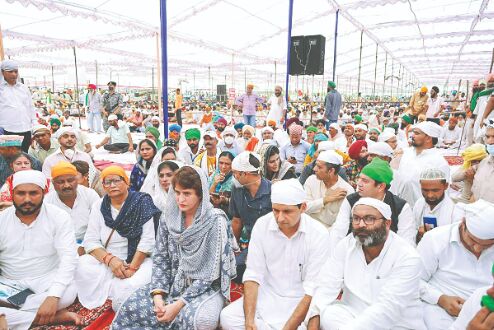 Farmers pay homage to the protesters killed in Lakhimpur