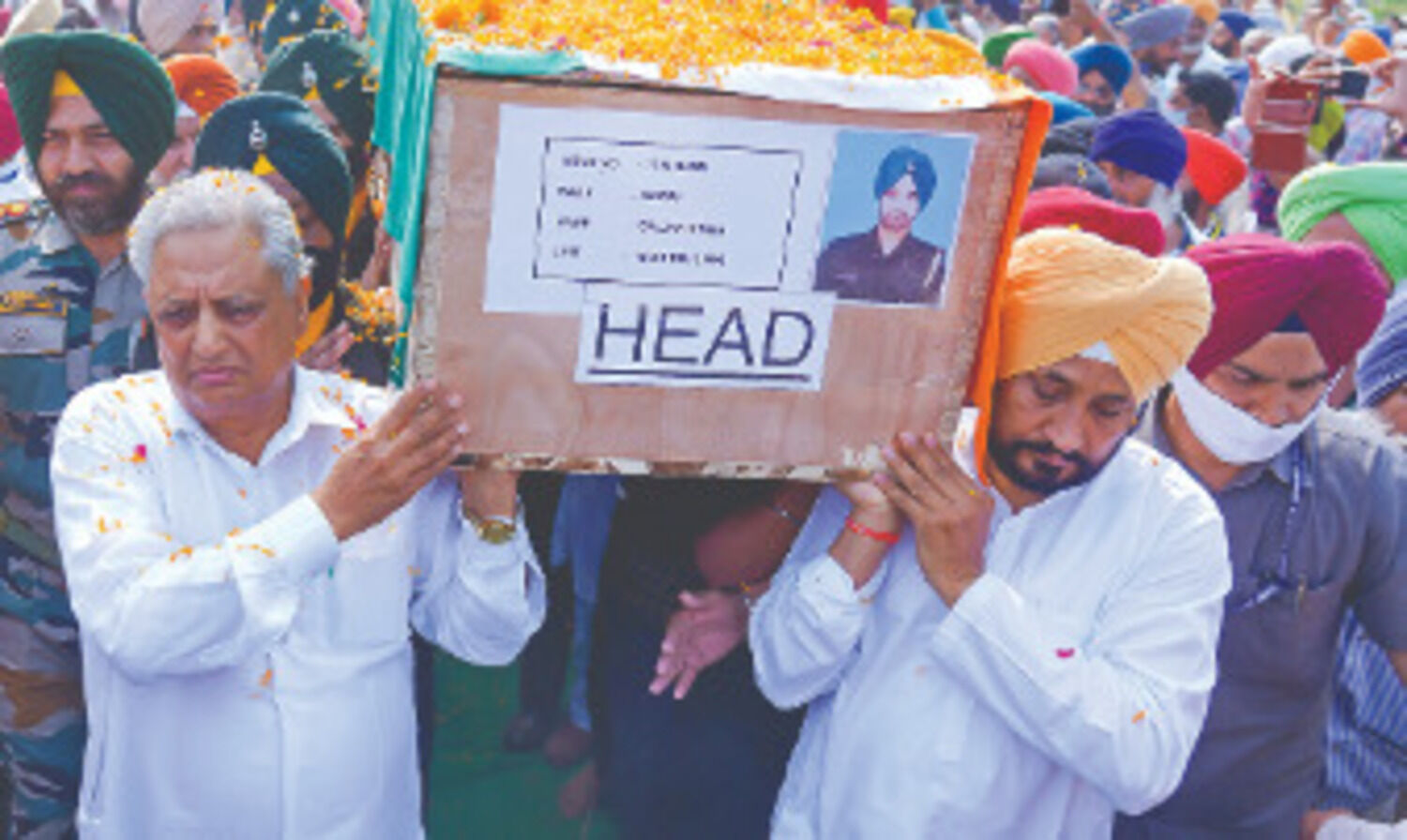 Punjab bids tearful adieu to soldiers killed in J&K encounter