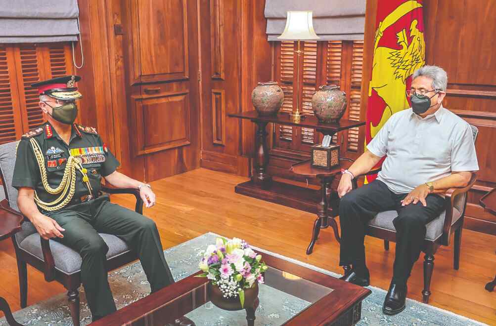Gen Naravane meets Sri Lankas top civilian, military leadership Gen Naravane meets Sri Lankas top civilian, military leadership