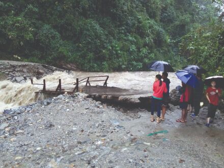 Rains throw life out of gear in Darjeeling; about 29 houses damaged Rains throw life out of gear in Darjeeling; about 29 houses damaged