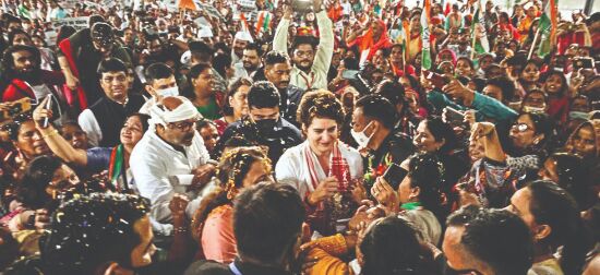 Cong to give 40% of tickets to women: Priyanka Gandhi Cong to give 40% of tickets to women: Priyanka Gandhi