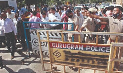 Friday Namaz again disrupted in Gurugram, this time in Sector-12