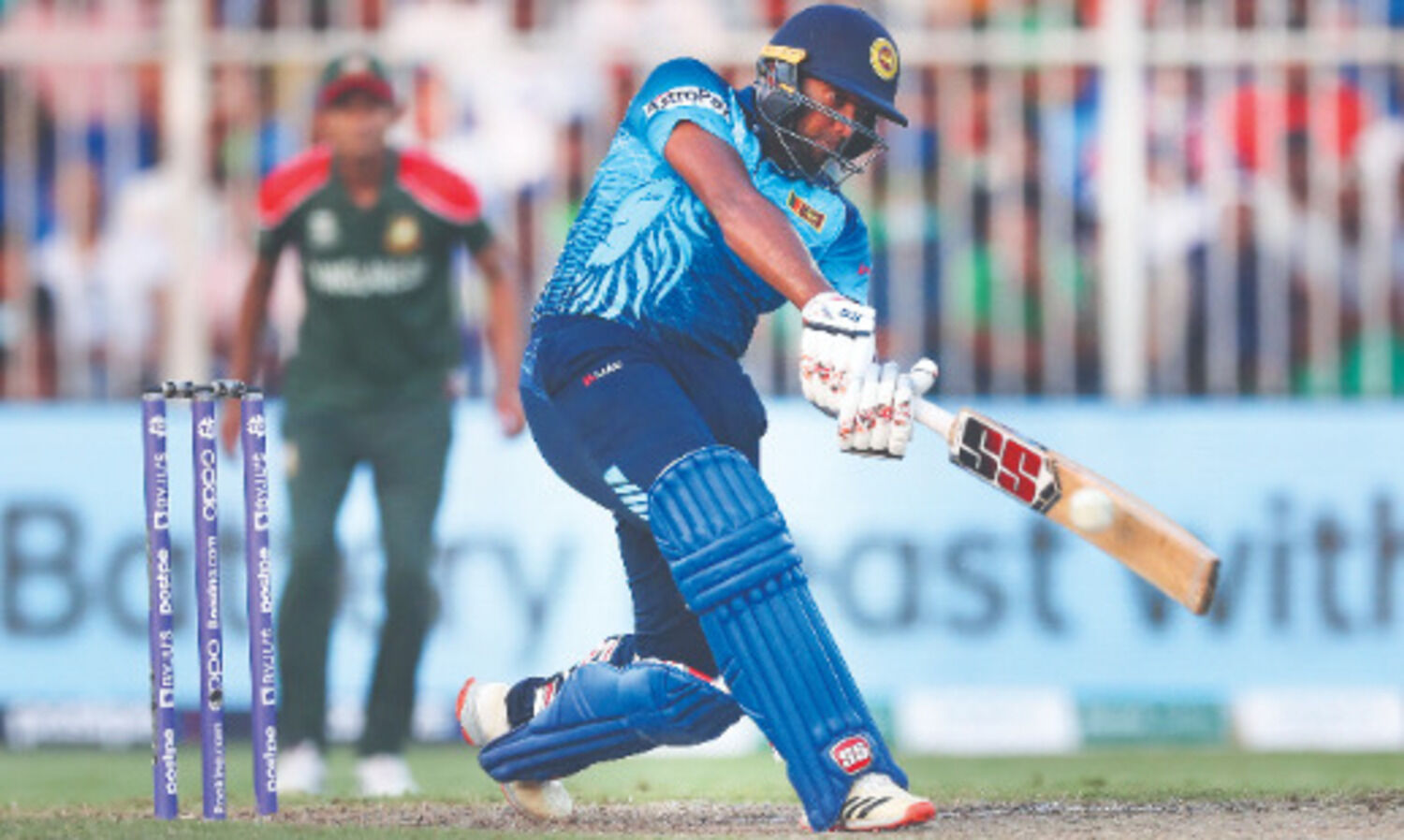 Asalankas unbeaten 80 sets up SLs five-wicket win against Bangladesh